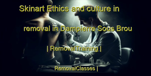 Skinart Ethics and culture in removal in Dampierre Sous Brou | RemovalTraining | RemovalClasses | SkinartTraining-France